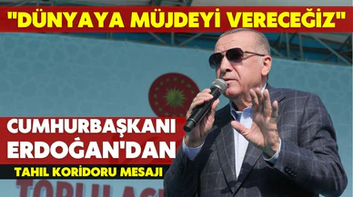 Cumhurbaşkanı Erdoğan: Dünyaya müjdeyi vereceğiz