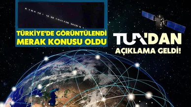 Türkiye'de görüntülenen Starlink uyduları merak uyandırmıştı! TUA'dan açıklama geldi!