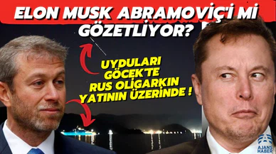 Elon Musk'a ait Starlink uyduları Göcek'te Abramoviç'in yatının üzerinde