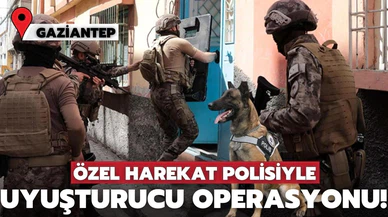 Gaziantep'te uyuşturucu operasyonu