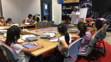 Devlet korumasındaki çocuklar bilim kampında