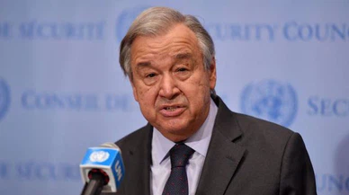 Guterres'ten, Ukrayna'dan ayrılan tahıl yüklü gemi için Türkiye'ye övgü