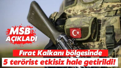 5 terörist etkisiz hale getirildi!
