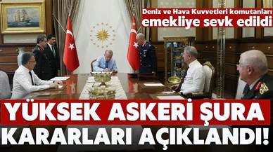 YAŞ kararları açıklandı!