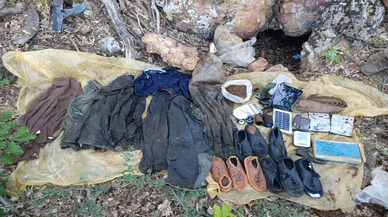 Tunceli'de teröristlerce kullanılan sığınak imha edildi