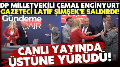 Cemal Enginyurt, canlı yayında Latif Şimşek'e saldırdı