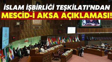 İİT'den Mescid-i Aksa açıklaması!