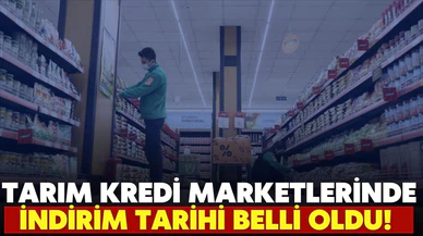 Tarım Kredi marketlerinde indirim tarihi belli oldu!