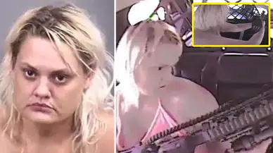 Havlayan kadın dehşeti! Polis aracında kelepçeden kurtuldu, silah alıp ateş açtı