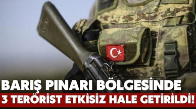 3 PKK/YPG'li terörist etkisiz hale getirildi!