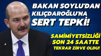 Bakan Soylu'dan Kılıçdaroğlu'nun açıklamalarına tepki!