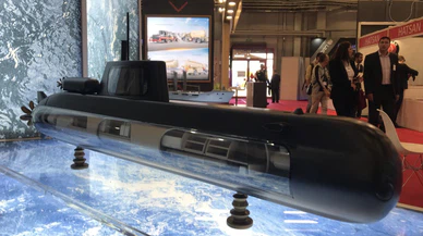 Milli denizaltı STM500 Avrupa'da vitrine çıktı
