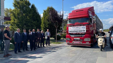 Yalova'dan Pakistan'daki sel bölgesine yardım!