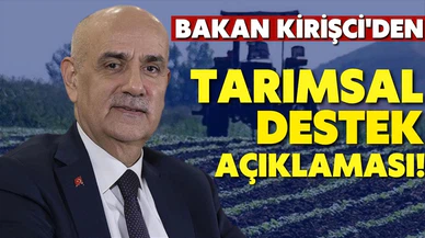 Bakan Kirişci'den müjde!
