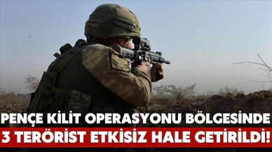 3 PKK'lı terörist etkisiz hale getirildi!