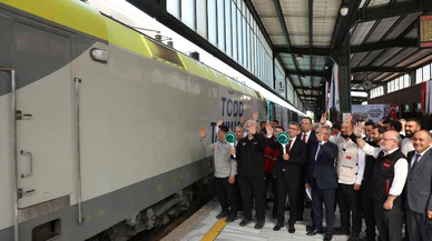 "İyilik Trenleri" Ankara'dan yola çıktı!