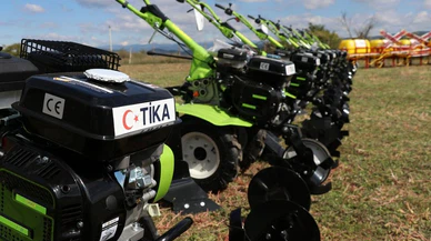 TİKA’dan Kuzey Makedonya’ya tarım ekipmanı desteği