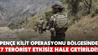 7 PKK'lı terörist etkisiz hale getirildi!