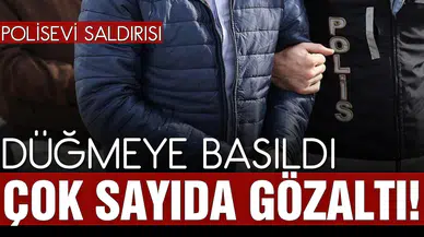 Mersin'de polisevine saldırı! Çok sayıda gözaltı var!