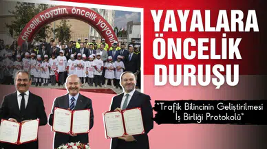 Trafik Bilincinin Geliştirilmesi İş Birliği Protokolü imzalandı. 