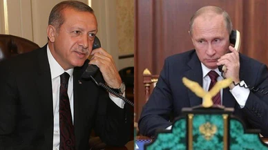 Cumhurbaşkanı Erdoğan, Putin ile telefonda görüştü!