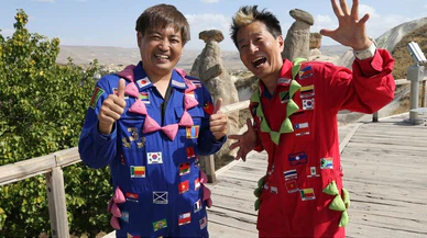 Japon sokak dansçıları Kapadokya'da!