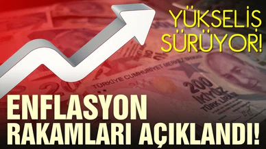 Enflasyon rakamları belli oldu!