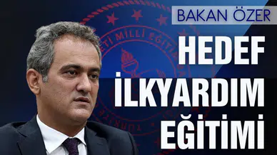 Bakan Özer: Hedef ilkyardım eğitimi