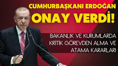 Cumhurbaşkanı Erdoğan, o kararları imzaladı.