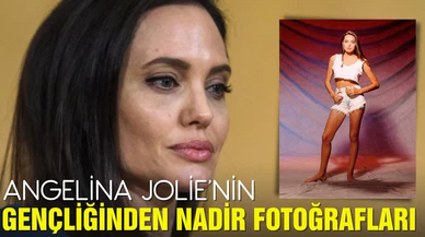 Angelina Jolie'nin gençlik halinden bilinen nadir fotoğrafları!