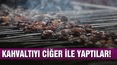 Lezzet Festivali'nde kahvaltı ciğer ile yapıldı