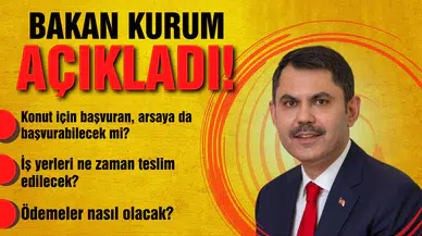 Bakan Kurum, merak edilen soruları yanıtladı
