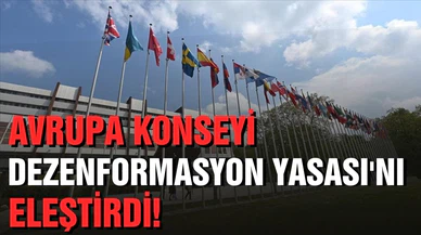 Avrupa Konseyi Dezenformasyon Yasası'nı eleştirdi