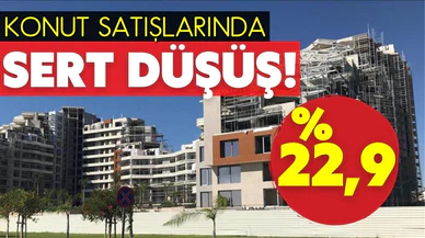 Konut satışlarında sert düşüş!