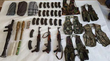 Şırnak'ta terör örgütüne ait çok sayıda mühimmat bulundu