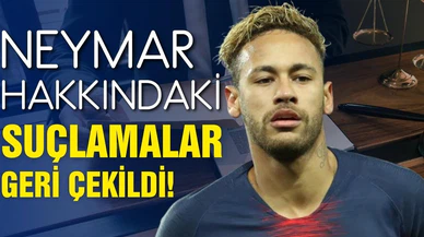 Neymar hakkındaki suçlamalar geri çekildi!