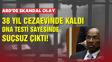 ABD'de 38 yıldır cezaevindeydi, suçsuz çıktı!