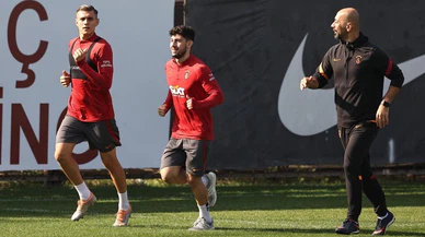 Galatasaray'da Yusuf ve Kazımcan takımla çalıştı!