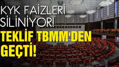 KYK faizleri siliniyor! Teklif TBMM'den geçti!