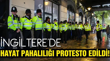 İngiltere'de hayat pahalılığı ve kemer sıkma politikaları protesto edildi