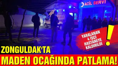 Zonguldak'ta maden ocağında patlama meydana geldi!