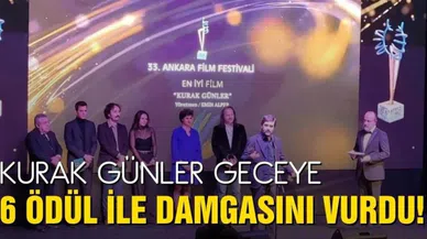 İşte 33. Ankara Film Festivali'nden ödül ile ayrılanlar!
