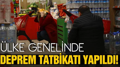 Türkiye ve KKTC genelinde "Çök Kapan Tutun" tatbikatı yapıldı!