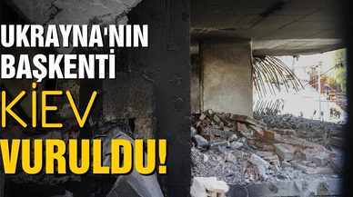 Ukrayna'nın başkenti Kiev füzelerle vuruldu!