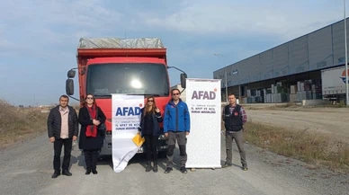 Samsun'dan Pakistan'a bir kamyon gıda yardımı gönderildi!