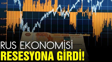 Rus ekonomisi resesyona girdi!