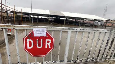 Canlı hayvan pazarı karantinaya alındı