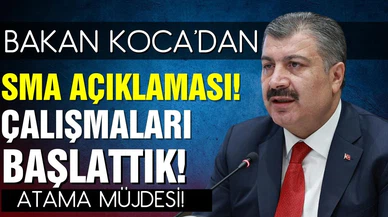 Bakan Koca iki beklentiyi aynı anda müjdeledi! SMA ve atama açıklaması!