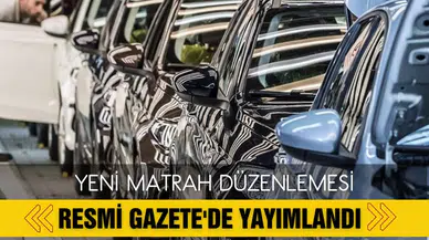 Matrah düzenlemesi, Resmi Gazete'de yayımlandı!