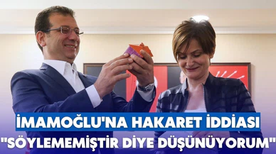 İmamoğlu'ndan Kaftancıoğlu açıklaması: Söylememiştir diye düşünüyorum